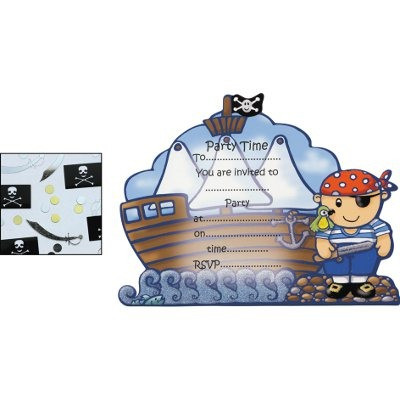 Fun Pirate Party Invitations